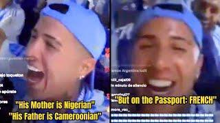  Argentina Players Singing a Racist Song Targeting Mbappe & France   Messi  Enzo Reaction