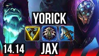 YORICK vs JAX TOP  Dominating Rank 14 Yorick  VN Master  14.14