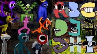 Alphabet Lore Vs All Rainbow Friends Sings Friends To Your End  Alphabet Lore ABCDEFGHI x ROBLOX