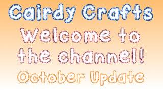 Cairdy Crafts October Trailer Old School Toys month