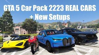 GTA 5 Car Pack 2223 REAL CARS + Новые Настройки