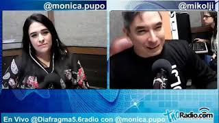 Ivan Mikoji es entrevistado por Monica Pupo de Diafragma 5.6 Radio