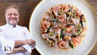 Seafood Risotto Original vs. Gourmet by Neapolitan Chef Peppe Guida