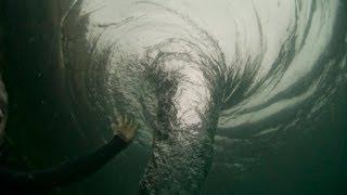 Swimming with a Whirlpool Ocean Whirlpool