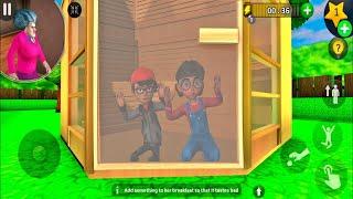 Nick and Tani were caught by the teacher  Scary Teacher 3D Mod Menu  Android Gameplay