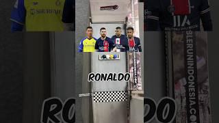 Cristiano Ronaldo Dikeroyok Trio PSG  Messi Mbappe Neymar  MRI PanSosKap #Shorts