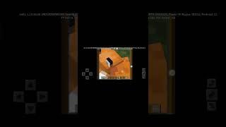 A fox is sleeping in the middle of lava  #short #shorts #funny #minecraft