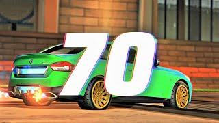 ROCKET LEAGUE INSANITY 70  BEST GOALS INSANE FREESTYLES NOFLIPS