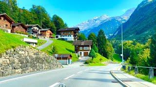 Driving In Switzerland  On the way to Canton Uri _ Spectacular Swiss View