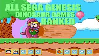 ALL Sega Genesis Dinosaur Games Ranked Retro Sunday