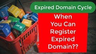 When I Can Review Expired Domain ? Expired Domain Life Cycle Explained