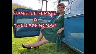 Pinup Model Tooln Around with a 1956 Nomad #shorts