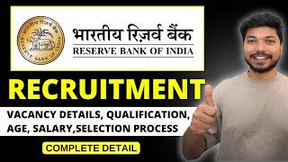 RBI Grade B 2024 Recruitment 2024  RBI Grade B Syllabus Salary Complete Details & How to Apply 