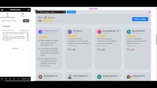 How To Add Google  Reviews To Elementor WordPress With Free