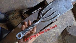 Blacksmithing Garden Fork