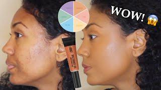 How To Color Correct Dark Spots on Dark Skin  Color Correcting Dark Spot For Beginners