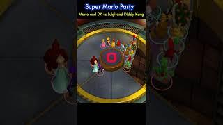 Super Mario Party - Mario and Donkey Kong vs Luigi and Diddy Kong - Its the Pits  #mario