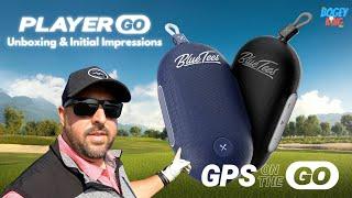 Blue Tees Golf PlayerGo Unboxing Compact GPS Speaker