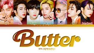 BTS Butter Lyrics 방탄소년단 Butter 가사 Color Coded LyricsEng