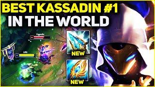 RANK 1 BEST KASSADIN IN THE WORLD AMAZING GAMEPLAY  Season 13 League of Legends