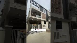 NEW G+1 INDEPENDENT HOUSE FOR SALE IN HYDERABAD  WEST FACING  RENTAL PROPERTY  150 SQ YD EXTERIOR