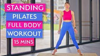 Standing Pilates Full Body Workout for Balance Strength Mobility and Flexibility  15 Mins