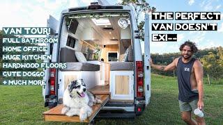 TINY HOME TOUR  The perfect VAN doesnt EXI-- Over 4 years of Van Life