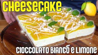 CHEESECAKE BARS al LIMONE * FACILISSIME E DELIZIOSE *