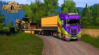 Scenic Drive through  West Balkans-Euro Truck Simulator 2 1.50  Scania V8