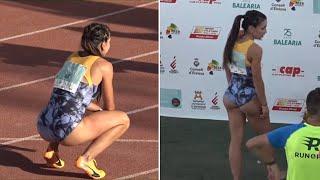 Maria Isabel Perez 100m  Ibiza 2023  Very close race