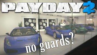 Car Shop NO guards all dead Silent Assassin mod Payday2