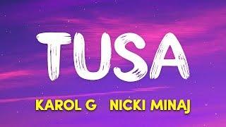 KAROL G Nicki Minaj - Tusa Lyrics  Letra