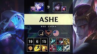 Ashe ADC vs Aphelios Triple Kill Legendary - NA Grandmaster Patch 14.17