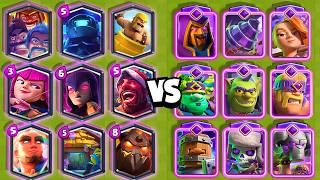 SUPER CARDS vs EVOLUTIONS  WHICH IS BETTER QUALITY?  CLASH ROYALE