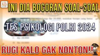 Hah Ada bocoran soal-soal tes Psikologi Polri 2024???