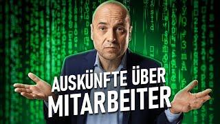 Datenschutz – Auskünfte über Mitarbeiter