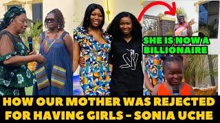 Sonia Uche & Chinenye Nnebes Mum Uche Nancys $5 Billion Mansion House Warming Party So Emotional