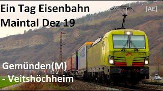 Maintal zwischen GemündenM und Veitshöchheim - Eisenbahntag Maintal Dez 2019 - AE #309a