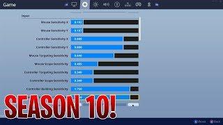 Fortnite Best Controller Settings for Season 10 Xbox and PS4 Fortnite settings Season X