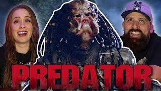 My Wife is Team PREDATOR Her First Time Watching Predator 1987 Reaction & Commentary Review