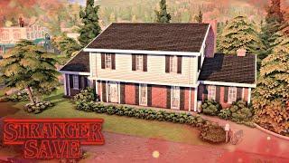 THE WHEELERS HOUSE  Stranger Save  The Sims 4 Speed Build  No CC