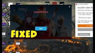 Fortnite Launch Error - Couldnt start game error code 30005 - Easy anti cheat error fixed 2020