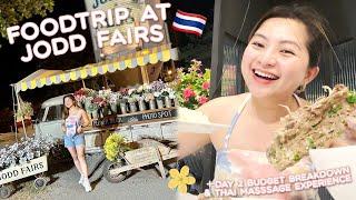 FOODTRIP AT JODD FAIRS + DAY 2 BUDGET + THAI MASSAGE EXPERIENCE  JOYCE YABUT BARTOLOME