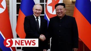 Putin gets lavish welcome in North Korea