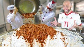 Making IRANIAN SWEETS in Isfahan Iran Gaz PISTACHIO Nougat Street Food and Factory Tour