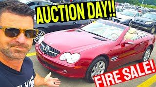 Auction Day - Can We Make Money Selling this Mercedes at a Dealer Auction?