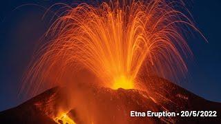 Etna Eruption - 2052022 Southeast Crater