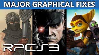 RPCS3 - Major Graphical Improvements in MGS4 inFamous 1-2 Ninja Gaiden R&C Future and more