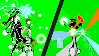 Ben 10 VS Green Ninja Stick Nodes Collabw Ben 10 Pivot HDNodes Türk