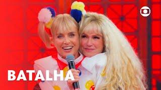 Xuxa e Angélica trocam de papel na Batalha do Lip Sync no Domingão   Domingão Com Huck  TV Globo